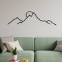 Wallity Ayers Escultura de Pared de Metal Negra